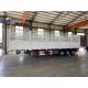 3 Axles 4 Axles Semi Trailer Fence Trailer with and Techinical Spare Parts Support