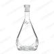 Customized Transparent Glass Bottle for Vodka Whiskey Gin Beverages 500ml 700ml 750ml