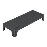 420g ABS Black Monitor Stand Riser / Iphone Desktop Stand Holder