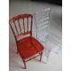 Banquet chair clear resin napoleon chair