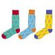 custom logo sports socks - colorful designed  printed beach  Socks anit-bacterial , quickdry