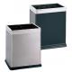 Hotel Guestroom Stainless Steel Dustbins Double Layers Rectangular Shape