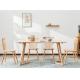 Rectangle Solid Wood Table , Home / Commercial Restaurant Dining Tables