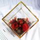 446g 16.5*15*14CM Glass Dome Rose For Valentine'S Day