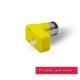 L Shape DC Plastic Gear Motor  Low Noise 6v 12v Robot Gear Motors ISO 9001 Certified