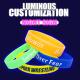 Silk Screen Printing Rubber Wristbands For Advertising