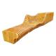 New Design Wood Sliced Sculpture Bench Commercial Waiting Bench Seat
