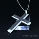 Fashion Top Trendy Stainless Steel Cross Necklace Pendant LPC70