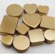 Wedding Candy Gold Tin Containers 0.21mm Small Tin Jars