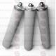 Powder Sintered 316L Stainless Steel Filter 316L Powder Microns Porous Tube fitow