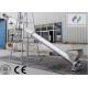 25m Max Length Flexible Feed Screw Conveyor For Wood Chips Positive Drive