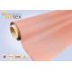 High Temperature Cloth PU Coated Duct Cloth Fabric Fire Barrier 0.21mm Red Fire Retardant