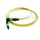 Single Mode 12 Core MPO MTP Cable / MTP Trunk Cable With APC Polish CE Approved