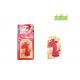 Animal Giraffe Thick Paper Air Freshener Strawberry Fragrance Eco - Friendly