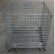 Custom Portable Folding Storage Cage , Mesh Cages For Storage  Powder coated