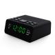 Mini LED Display Clock Portable Radio , FM Radio Alarm Clock For Home