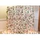 Roll Up Plastic PE Silk 3D Artificial Flower Wall Support OEM ODM