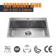 Topmount Stainless Steel Kitchen Sink Rectangular Single Bowl 18 Gauge 68x45