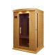 Cedar Solid Wood Portable Sauna Room Intelligent Control With 2 People Capacity