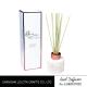 White Painting Round Bottle Home Reed Diffuser With Simple Folding Box