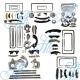 Timing Repair Kit for VW 1.4 1.6 3 4.2T Gen 1/2/3 C6 Q7 EA111 EA211 EA888 Replacement