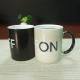 Souvenir gift OFF-ON ceramic coffee mugs water transfer printing