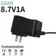 8.7V 1A Wall Mount Power Adapters For Set Top Box / Hoverboard / Dehumidifier / Notebook