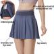 Mesh Breathable Women Skin Friendly Fabric Golf Short Skirt With Pocket