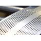 Round Hole Perforated Metal Mesh Sheets 2.5mm Hole Size Protective Barrier