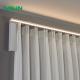 Modern Smart LED Curtain Track Aluminum Flexible Slide  Linear Tracklight Rail System 