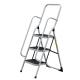Industrial Warehouse Ladders Safety 2m Platform Household Picking Trolley Ladder Superamarket