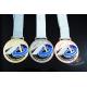 Commercial Die Cast Sports Award Medals , Custom Made Medallions Smooth Back