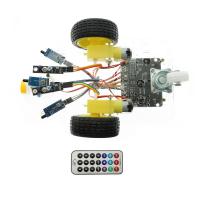 7V-12V Arduino Car Robot Kit Line Tracking Fire Fighting Infrared Remote Control
