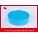 Empty Seamless Round Gift Tins Candy Packaging Blue Color Printed 85x36mm
