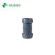 DIN Standard Coupling for Water Treatment Industry Pn16 Dark Grey UPVC PVC Fitting