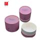 CMYK Purple Round Tube Cosmetic Packaging Box For Skin Care Product