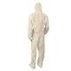 Waterproof Disposable Isolation Gowns / White Disposable Chemical Suit