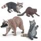 Wildlife Animal Figures Model Playsets Raccoon Beaver Model Toy Toys For Boys Girls Kids