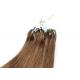 Chocolate Color Micro Ring Hair Extensions Tangle Free Full Ending Great Length