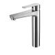 Brass Chrome Faucets Single Handle High Wash Basin Faucet Mixer Taps for Lavatory Bathroom