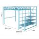 Chinese Design Style Metal Queen Size Loft Bed for Modern Apartment Living