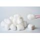 Little Sterile Cotton Balls Skin Disinfection Cleaning Lightweight Eound Shaped
