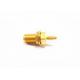 Straight Crimp Type RF Coaxial Connectors , SMA Plug Connector Cable RG 58 RG316 1-6 Ghz