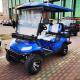 LED Lithium Ion Blue Electric Golf Buggy Car 4 Seats 48V 470kg