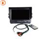 AHD 7 Inch Car Rear View Monitor ABS Material IP68 Waterproof Level