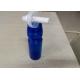 Blue Round Water Filter Bottle With Carbon Block Filter , FDA  Certificate