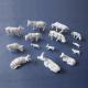 1:150 unpainted cattle-white cow,unpainted cows,white cattle,small cows,miniature cow