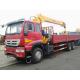 Sinotruk Howo Xcmg 12 Tons Lorry Mounted Crane 6x4 Straight Arm 17m With Warranty