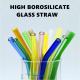 Heat Resistant Drinking Borosilicate Glass Straw Eco Friendly
