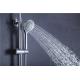 Circle Rotatable Tube Rainfall Shower Head Kit 304 Stainless Steel With Chrome Shower Accessories